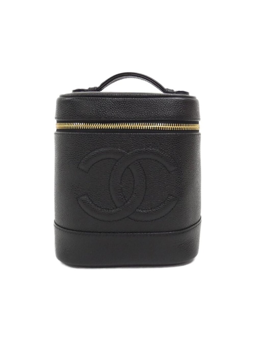 Chanel Vintage Bag Handbag Black